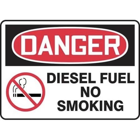 Accuform OSHA DANGER SAFETY SIGN DIESEL FUEL MCHL106XP MCHL106XP